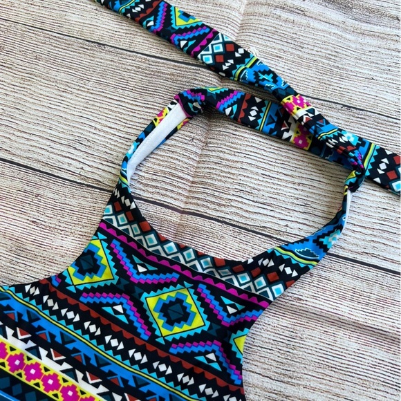 High Neck Bikini Swim Top - Picture 2 of 4